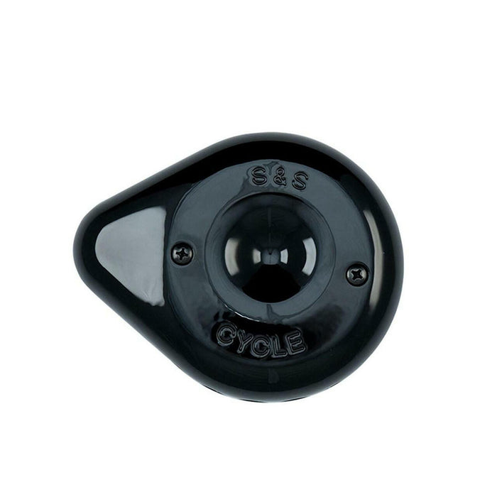 S&S Cycle - Mini Teardrop Stealth Air Cleaner Cover - Black