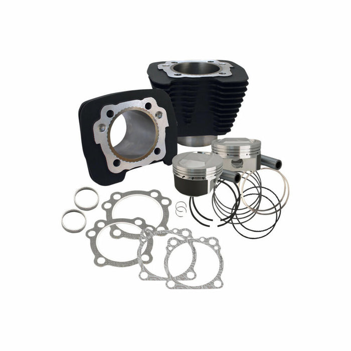S&S Cycle - 1250cc Big Bore Kit Sportster 1986-2017 - Black - 11.2 : 1 Compression Ratio