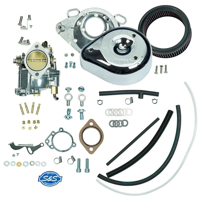 S&S Cycle - Super E Carburetor Kit Without Manifold - 1993-1999 Big Twin Evolution Models