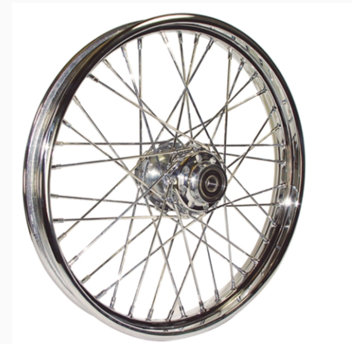 21" x 2.15" Harley Spoke Wheel - FXST 00-06/ FXDWG 00-05 - Chrome