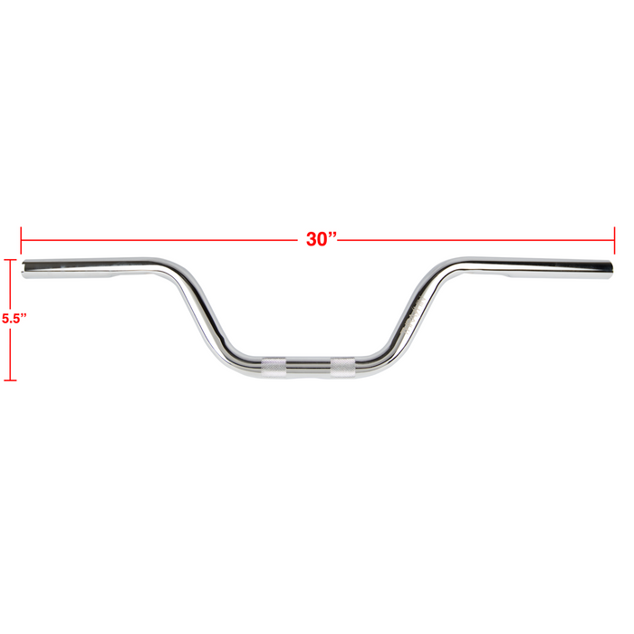 Thrashin Supply - High Bend Bars - Chrome