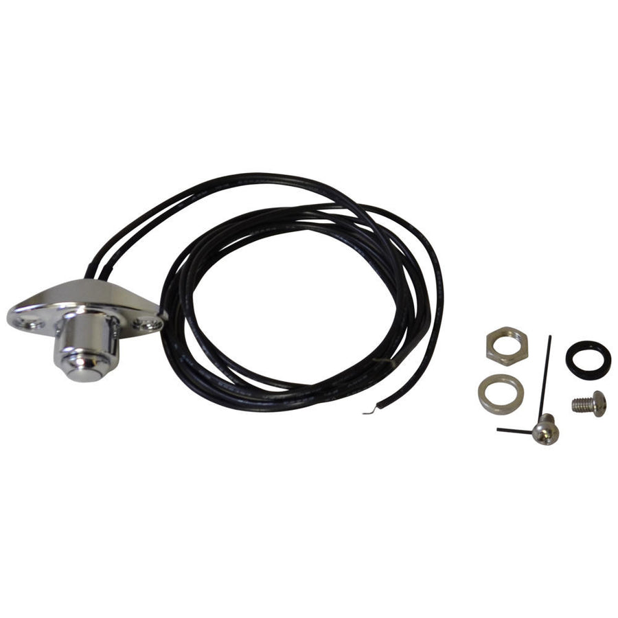 Single Micro Switch With Housing - Chrome