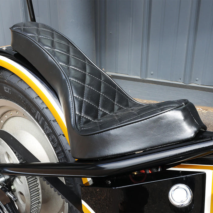 Cobra Seat for Sportster Hardtail Kit - Diamond Stitch