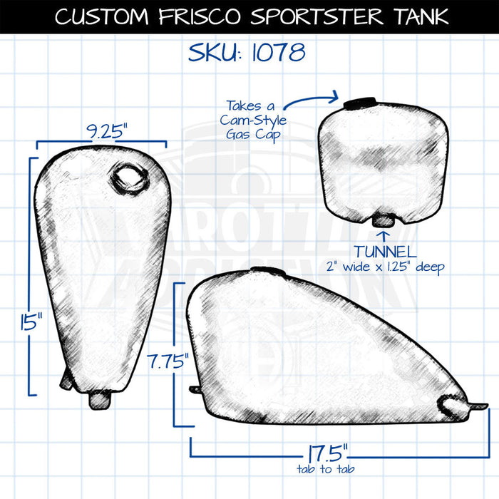 Custom Frisco Sporty Gas Tank
