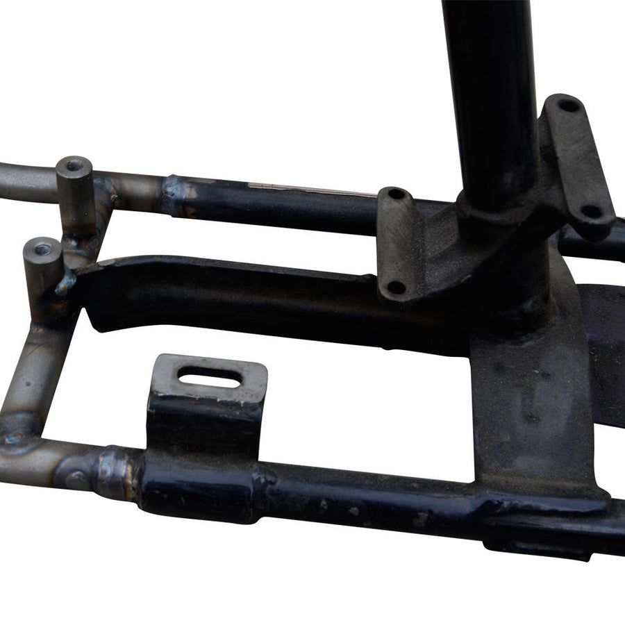 shovelhead hardtail frame on white background