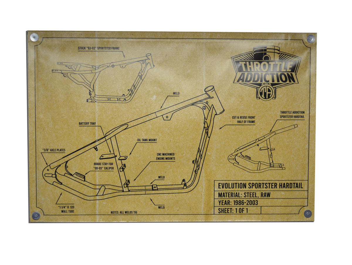 Throttle Addiction Sportster Hardtail Shop Banner