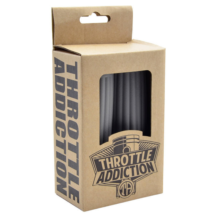 Throttle Addiction - Tour Grips - Gray - 1"