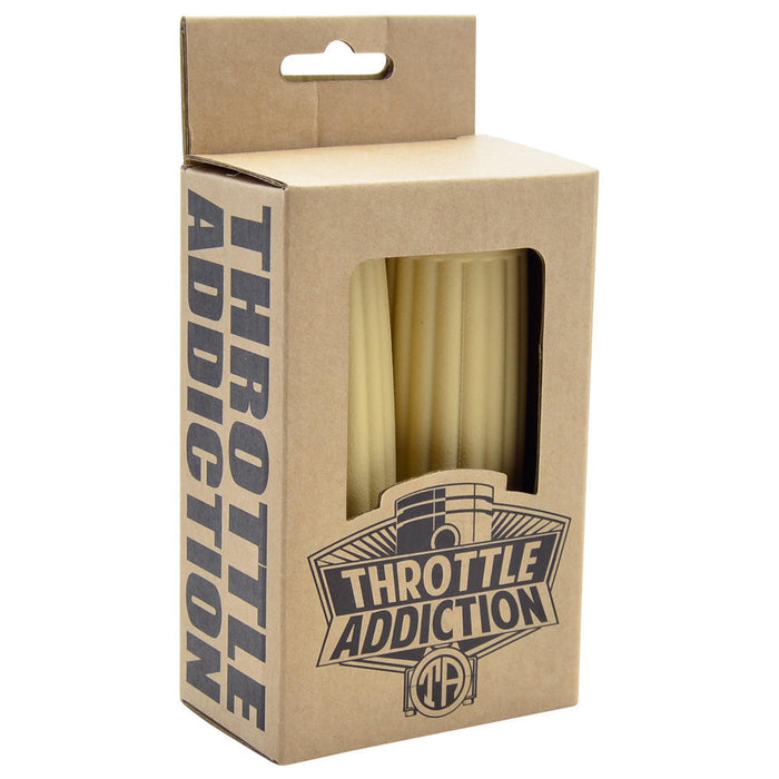 Throttle Addiction - Tour Grips - Ivory - 1"