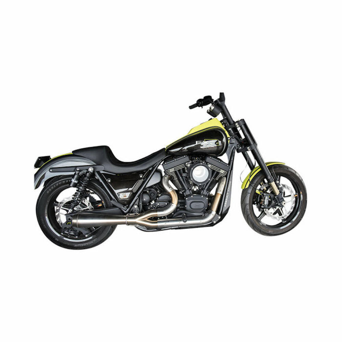 Trask - Assault 2-Into-1 Stainless Exhaust For Harley FXR 1984-2000