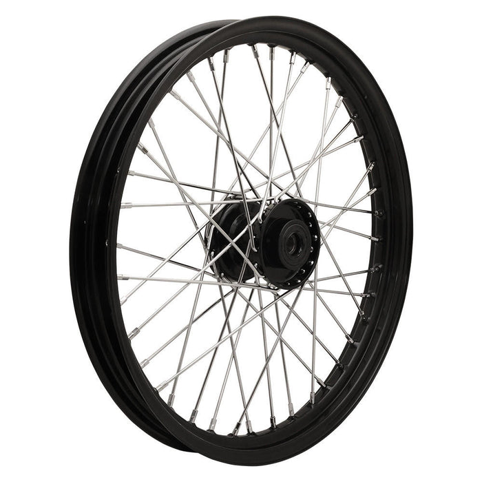 21" X  2.15" Star Hub Style Front Spool Wheel - Black
