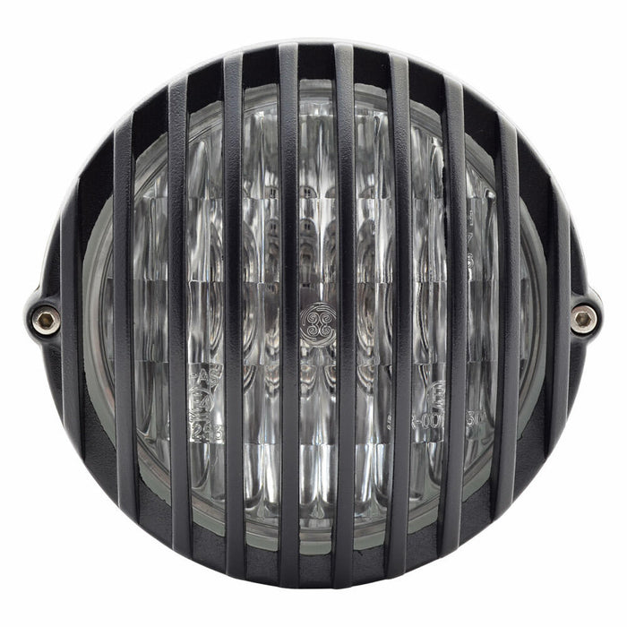 5" Grille Motorcycle Headlight - Black