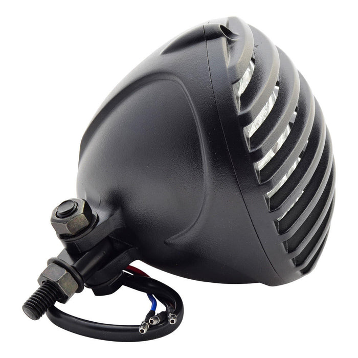 5" Grille Motorcycle Headlight - Black