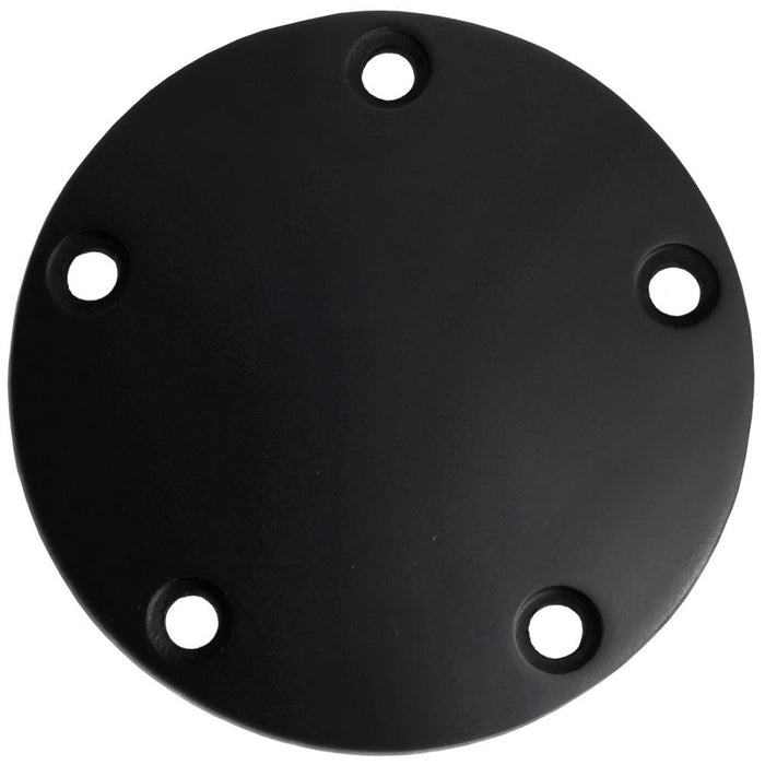 Black Harley Twin Cam Point Cover - 5 Hole