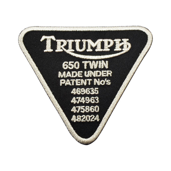 Triumph Patent Badge Patch
